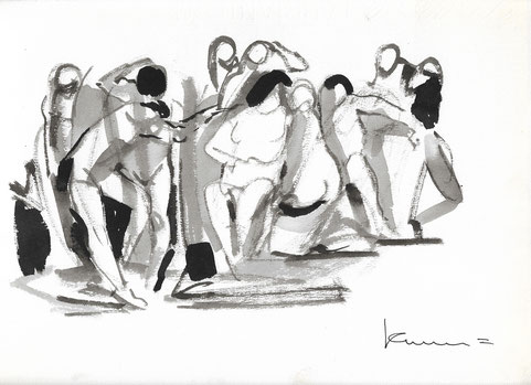INTERACTION_drawing on paper_24x33cm