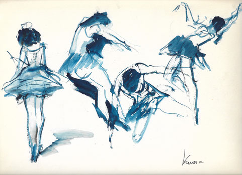 Ballerinas_drawing on paper_24x33cm