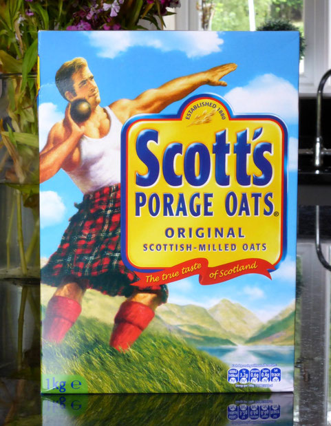 Scott's Porage Oats' box