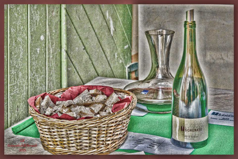 Schwabenheimer Weinsommer bei Weingut Schenkel. Flascheninhalt "Domina trocken 2012"