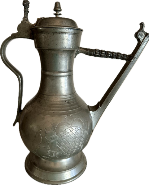 Stegkanne Bern , A. Ganting , Schützengabe um 1740, Höhe 32 cm.