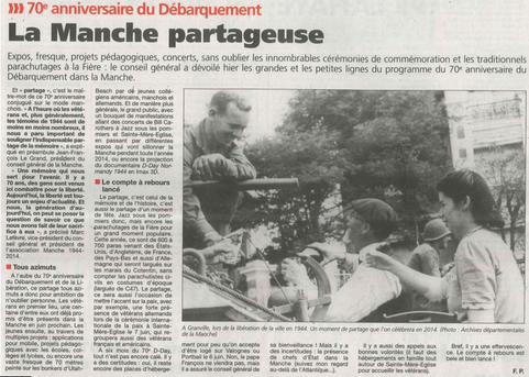 Presse de la Manche, 17.12.2013