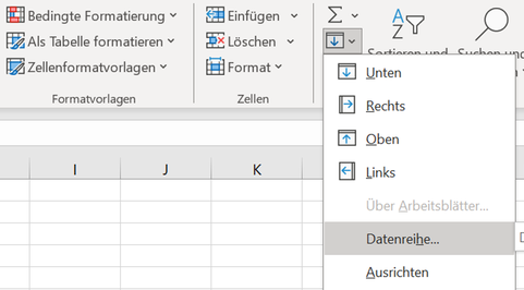 Excel fortlaufende Nummerierung