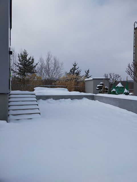 積もった雪の管理は北海道札幌市の工務店、いざなみ宅建まで。