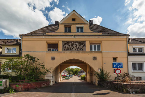 Die Arbeitersiedlung Am Kanal in Lünen im Ruhrgebiet