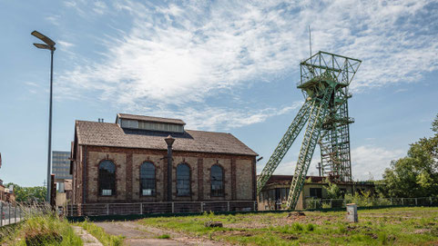Grube Velsen, Schacht Gustav II in Saarbrücken im Saarland (Bergbau im Saarland)