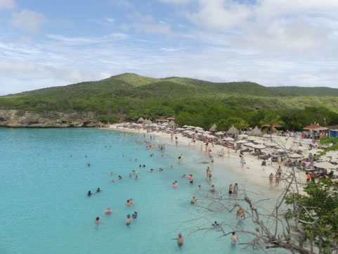 Grote Knip - das soll der schönste Strand Curaçaos sein...wäre er nur nicht so voll!