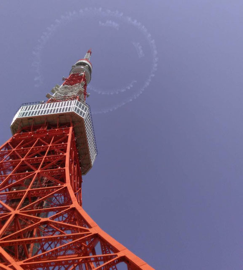 東京タワー　都内　似顔絵　チームタワーズ　