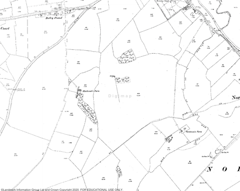 Hutchcomb's Copse map 1890