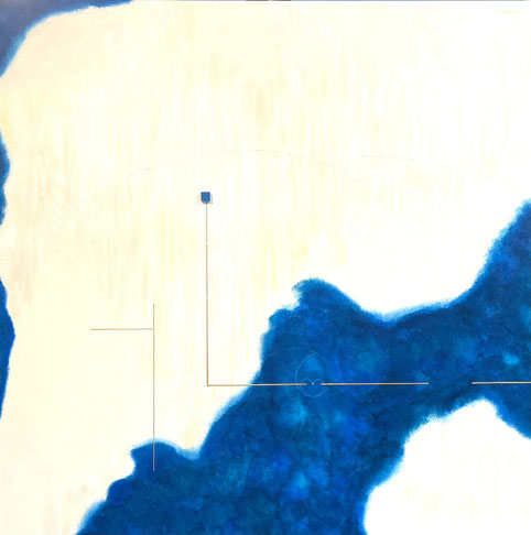 ALDEBARAN    S30   910mm×910mm  2026 Acrylic on canvas, wood