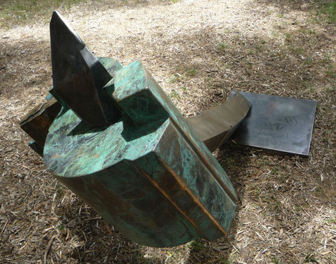 grant irish bronze sculpture - driven