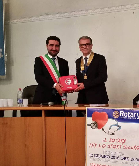 Cerimonia di consegna al Sindaco di Capizzi Avv. Giacomo Purrazzo presso l'aula consiliare - 12 giugno 2016