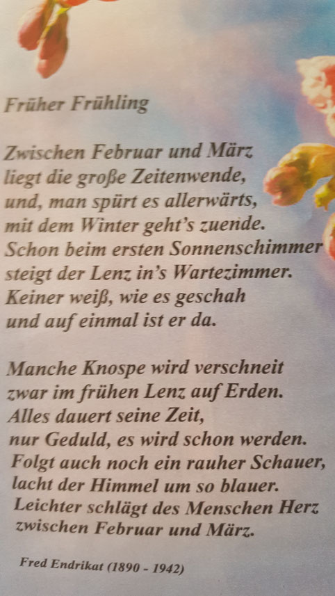 Frühling....
