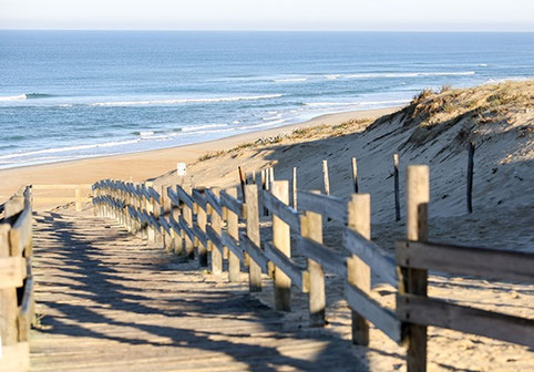 Strandzugang französische Atlantikküste