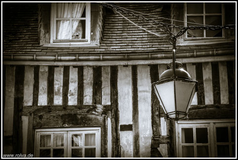 Fachwerkhaus Normandie#Honfleur#sw#Roland Valter#rolva#Natur-Fotografie#Aachen 