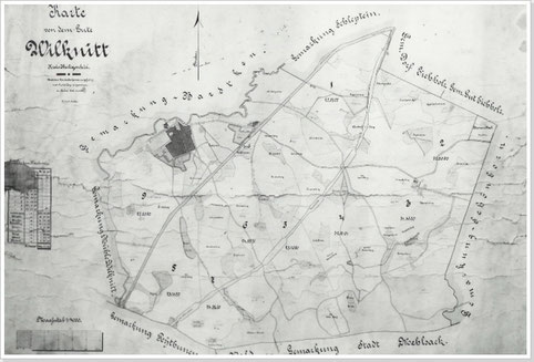 Die Gutskarte 1:4000 von 1906