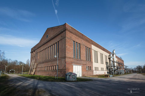 Maschinenhalle der Zeche Sachsen Schacht 1/2 in Hamm im Ruhrgebiet