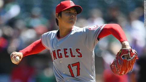Nella foto Shohei Ohtani (photo by CNN)