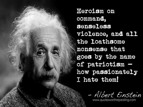 Einstein Quote on Patriotism!