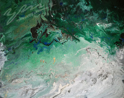 #yvmalou, #yvmalouart #abstract #acrylpainting #painting #art #artist #artwork #ocean#water #reefs #blue