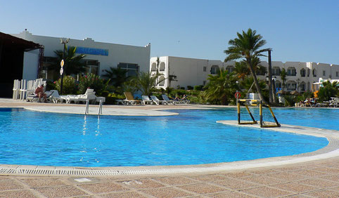 Sonnenschutz am Pool