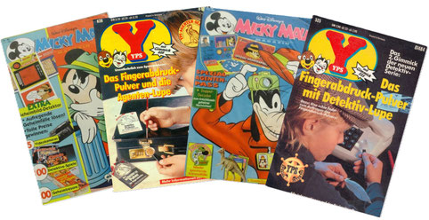 Kinderzeitschriften 90er Jahre Geheimagenten Mickey Maus YPS