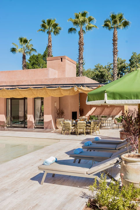 Villa 4 chambres Marrakech avec piscine chauffée
