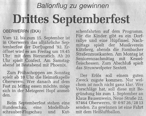 22.08.1997 Schweinfurter Tagblatt