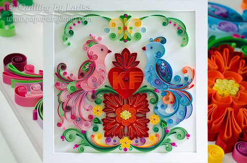 quilling, quilling art, paper,  Love birds, paper art, design, wall art, quilling wall art, love, Etsy, любовь, квиллинг, бумага, дизайн