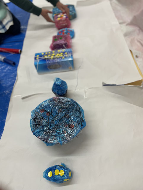 のびのびのじかんで子どもが作った作品