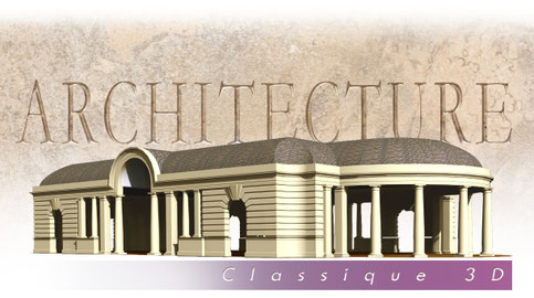 Étude architecturale classique d’une rotonde parisienne, réalisée par O Cœur des Plans