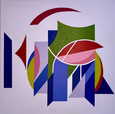 August I | 2025 | 60 x 60 cm | Acryl auf Leinwand 