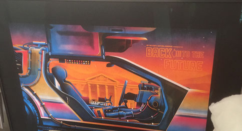 Bild einrahmen Bern: Plakat,Back to the future - Plakat - Auto, DeLorean
