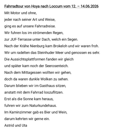© Text: Astrid Schwecke und Uta Liekefeld