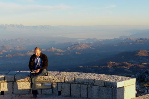 Skadarsko lake Mausoleum Cetinje Montenegro