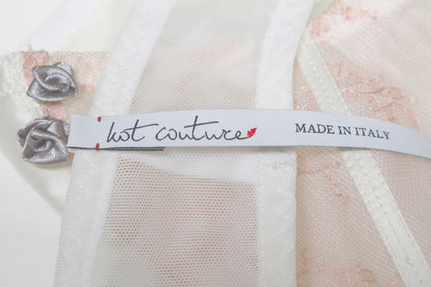 Hot couture lingerie zero waste labelling practise
