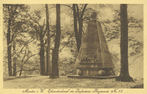 Das Denkmal an der Westerholtschen Wiese