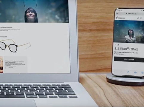 Arbeiten am Bildschirm mit Nahkomfortgläser