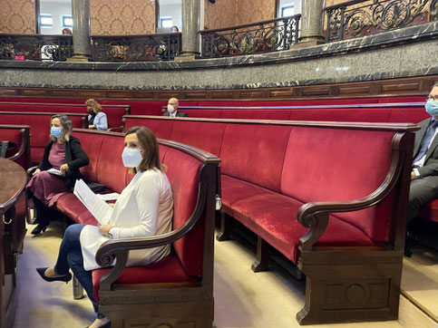 María José Catalá en el Pleno Municipal del Ayuntamiento