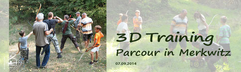 Button - 3D Training, Parcour in Merkwitz 2014