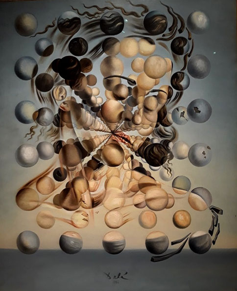 Galatea of the Spheres. Most famous paintings of Salvador Dali