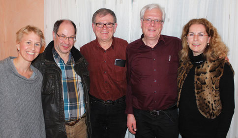 Regionalvorstand (von links) Silke Keil, Ulrich Spitzmüller, Frank Leonhardt, Reinhard Reck mit der ehem. DJV-Landesvorsitzenden Dagmar Lange Foto: KV Offenburg/Ortenau