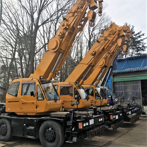移動式クレーン機種 - 軽井沢クレーン株式会社