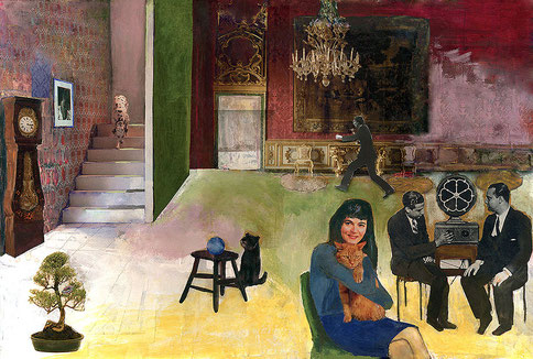 Sejma Fere, Experiment, collage, 43x62cm,2004