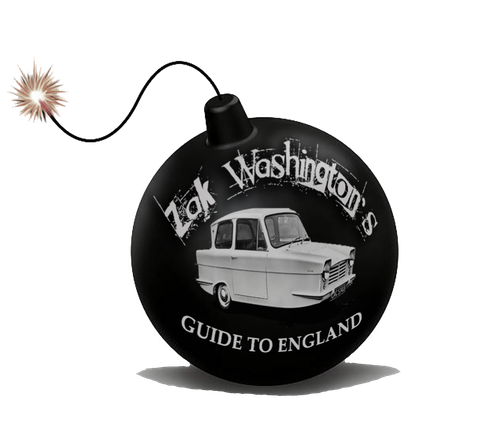 Zak Washington cartoon vintage bomb logo!
