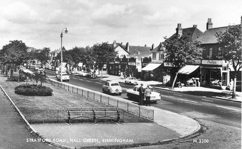 Hall Green Parade 1960. Image, now free of copyright, downloaded from the late Peter Gamble's now defunct Virtual Brum website. 