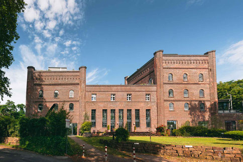 Doppelmalakowturm der Zeche Holland Schacht 1/2 in Gelsenkirchen im Ruhrgebiet