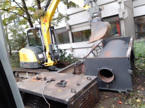 Schrottabholung Schrott Entsorgung Beindersheim Rückbau Heizanlage Öltank Demontage Anlagenrückbau Altmetall Metallverwertung
