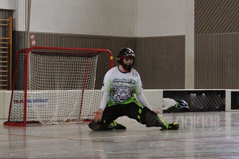 Sebastian Zender seit 2010 für Floorball Mainz