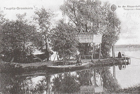 Kopie einer Postkarte, Archiv